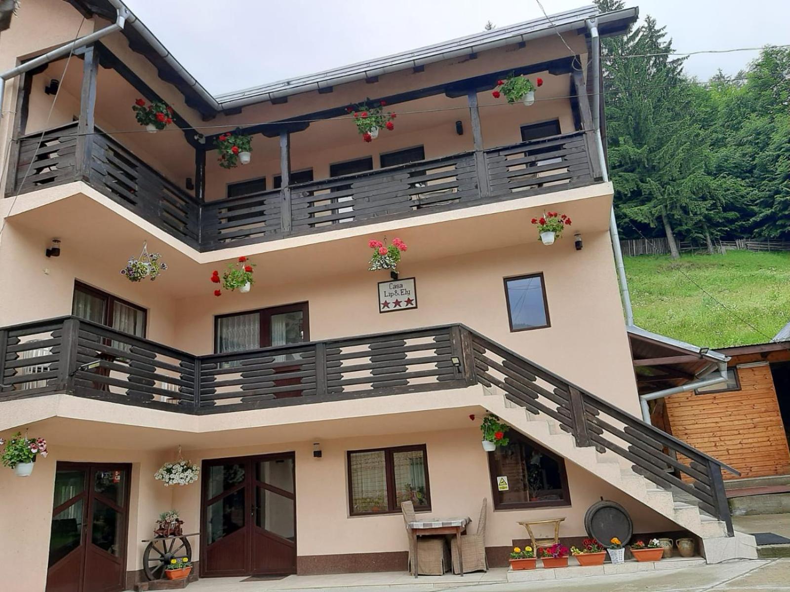 Lip Si Ely Hotel Dîmbovicioara Kültér fotó